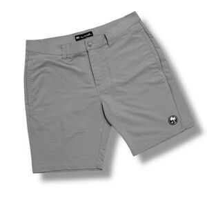 Travis Mathew Grey Flat Front Shorts